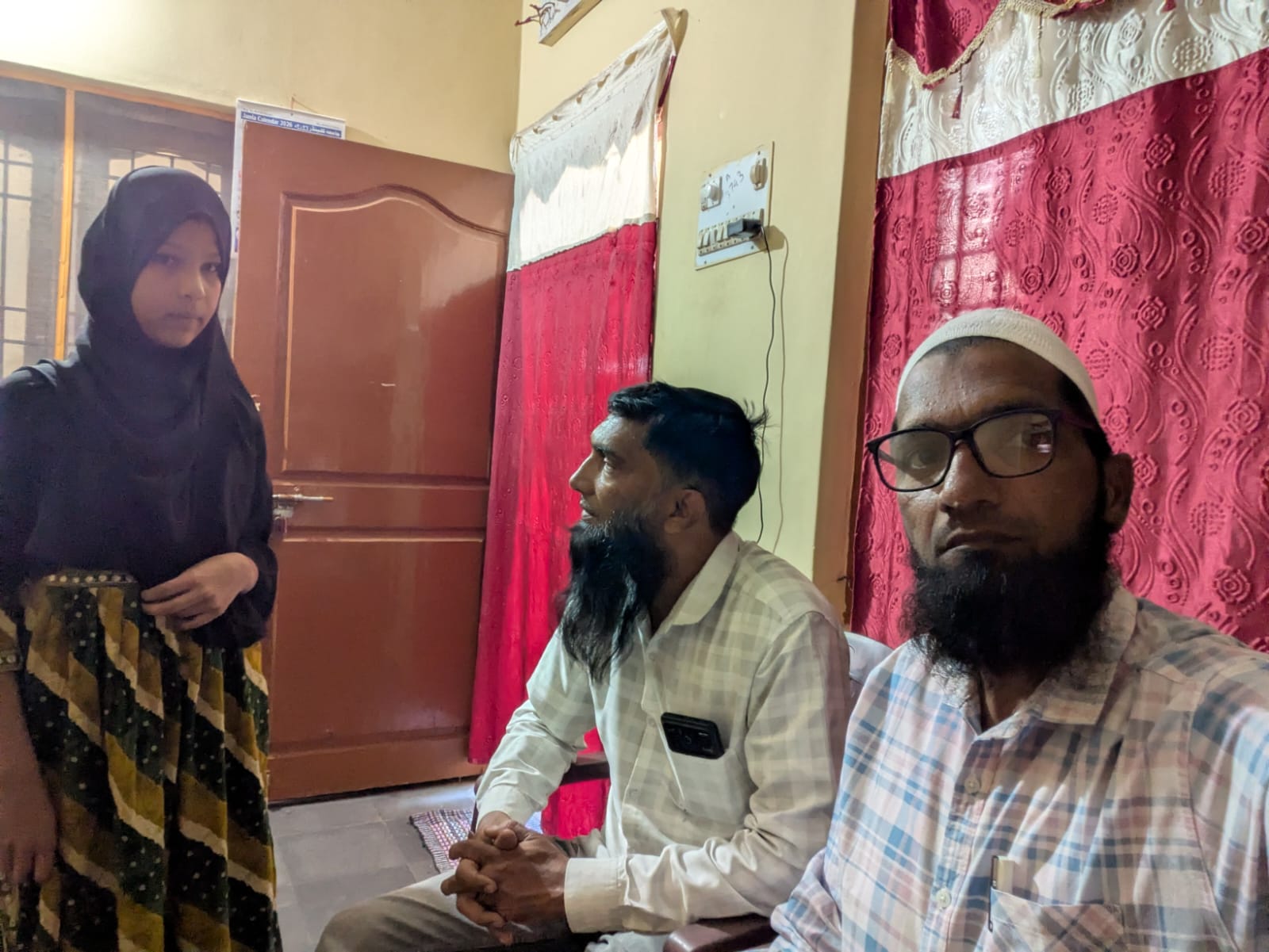 Helping Hands team verifying a case