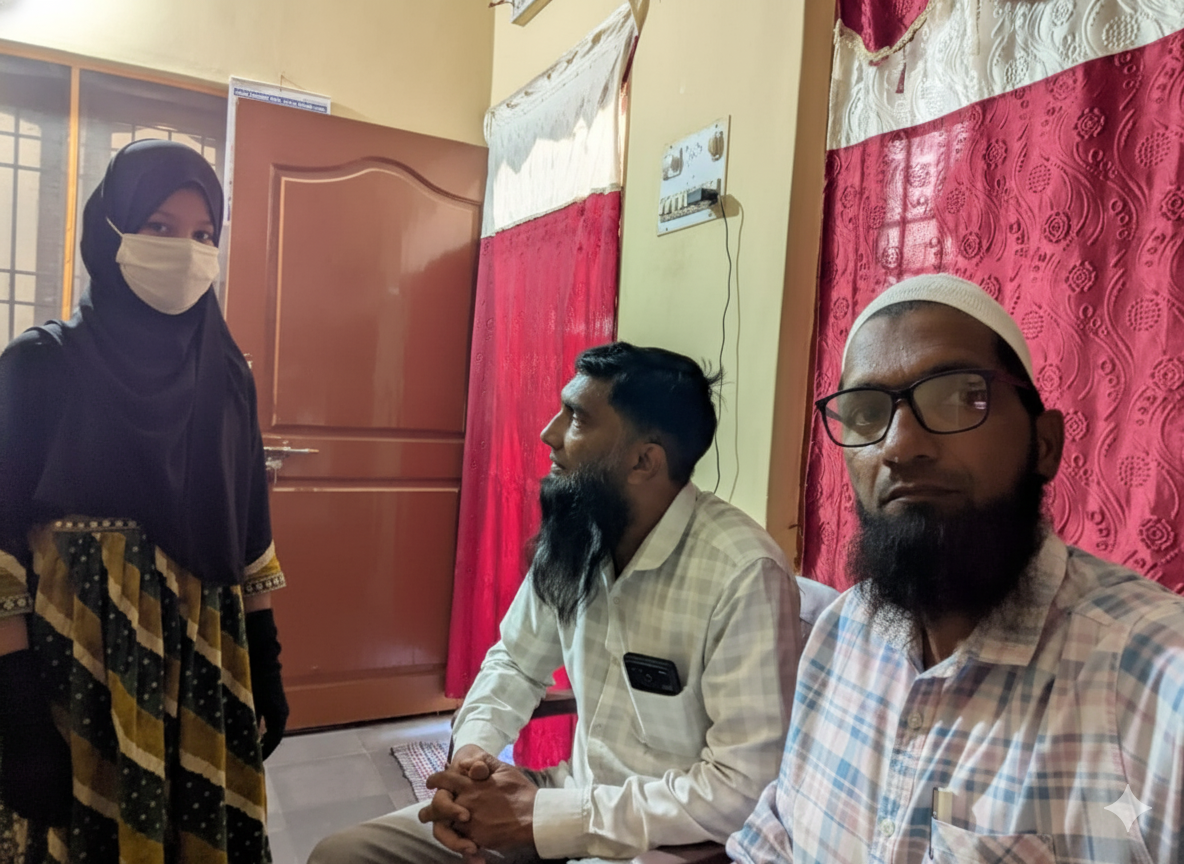 Meeting with student and family