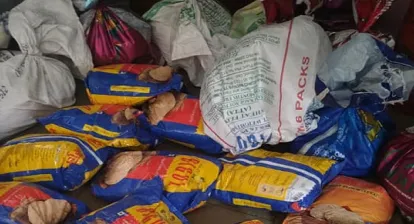 Ration Kits Ready for Distribution